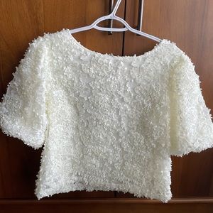 Anthropologie textured blouse